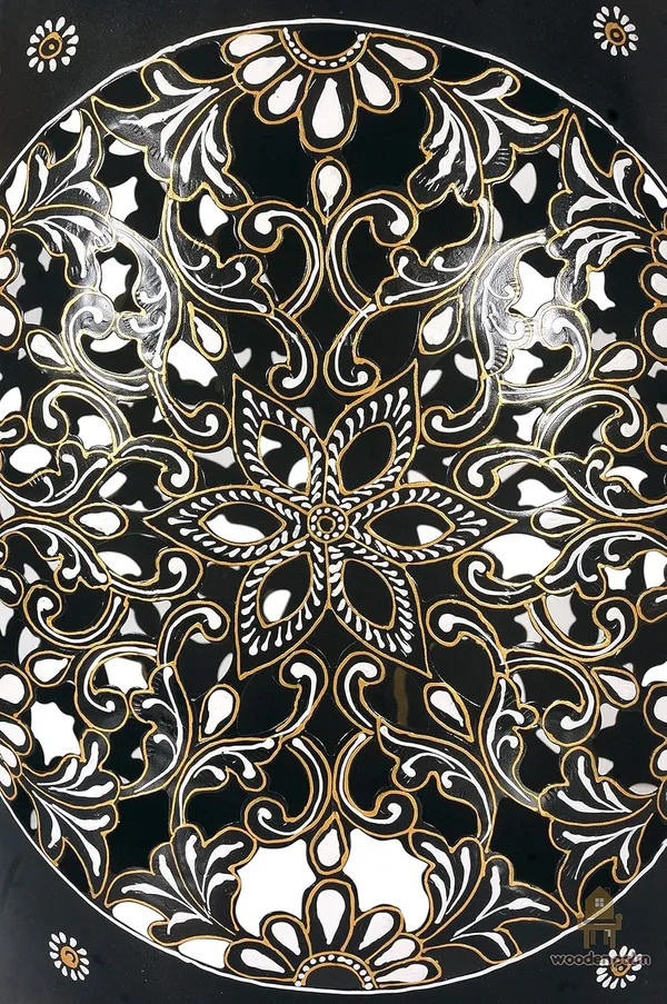 Black_Mandala_Handpainted_Metal_Round_Barrel_Shaped_Stool_With_Mango_Wood_Top_(30_X_30_X_47_Cm)