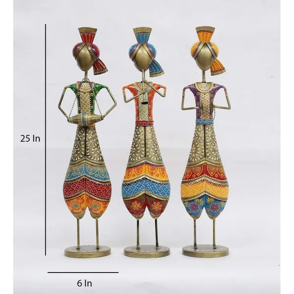 Motley_Turban_Musicians_Handpainted_Iron_Figurines_Playing_Music_In_Standing_Posture_(Set_Of_3)_(63_X_12_X_47_Cm)