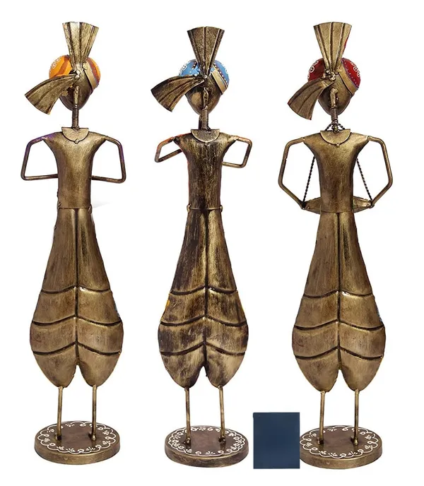 Motley_Turban_Musicians_Handpainted_Iron_Figurines_Playing_Music_In_Standing_Posture_(Set_Of_3)_(63_X_12_X_47_Cm)