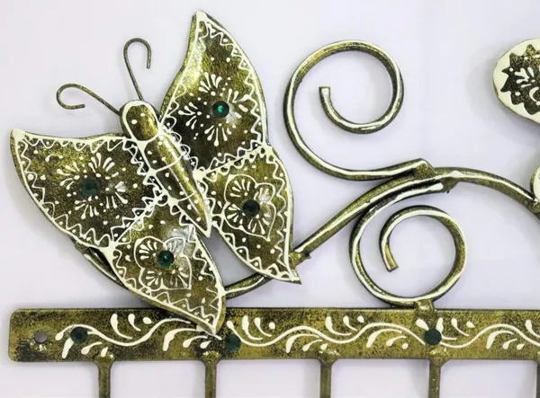 Golden_Premium_Two_Butterflies_Key_Holder_(30_X_20_X_5_Cm)