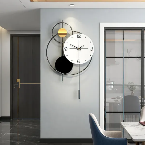 Abstract_Shaped_Analogue_Contemporary_Wall_Clock_black