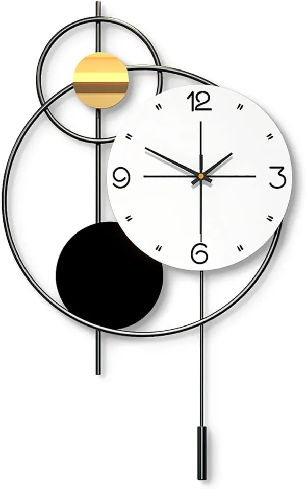 Abstract_Shaped_Analogue_Contemporary_Wall_Clock_black