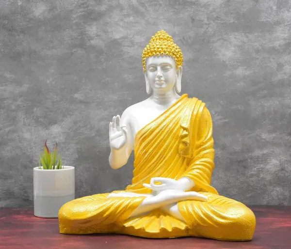 Yellow_Meditating_Blessing_Buddha_Resin_Statue_(37_X_22_X_10_Cm)