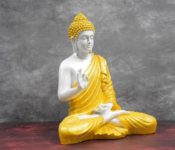 Yellow_Meditating_Blessing_Buddha_Resin_Statue_(37_X_22_X_10_Cm)