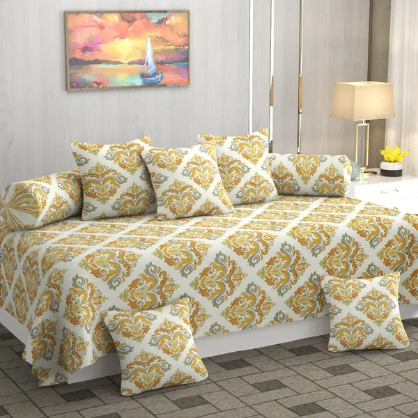 Super_Soft_Glace_Cotton_Ethnic_Prints_Diwan_Set_For_Living_Room,_Diwan_Set_Covers_Cotton,_8Pc-_Earthy_Pallete