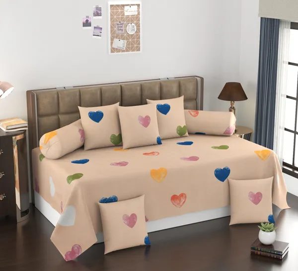 Super_Soft_Glace_Cotton_Spring_Prints_Diwan_Set_For_Living_Room,_Diwan_Set_Covers_Cotton,_8Pc-_Happy_Hearts