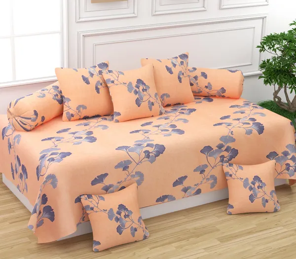Super_Soft_Glace_Cotton_Autumn_Fall_Prints_Diwan_Set_For_Living_Room,_Diwan_Set_Covers_Cotton,_8Pc-_Peach_Gingko.