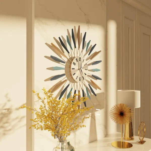 Nordic_Wall_Clock_Metal_Decorative,_Mid_Century_Silent_Non-Ticking_Big_Clock