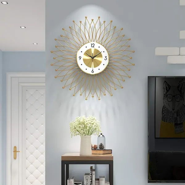 Spiral_Metallic_Wall_Clock