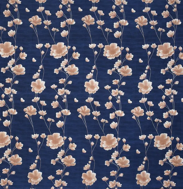DHAANYA_ELASTIC_FITTED_DOUBLE_BED_SUPER_SOFT_GLACE_COTTON_SET_OF_3_(1_BEDSHEET,_2_PILLOW_COVERS)_OSCAR-_FRESH_GARDEN_PRINTS-_BLUE_MEADOWS