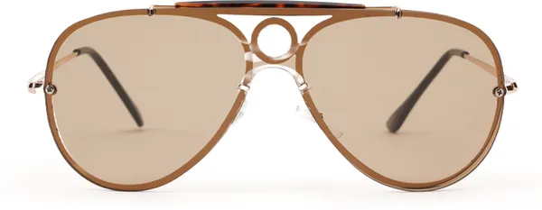 Golden_Metal_Oval_Sunglass_For_Men_&_Women