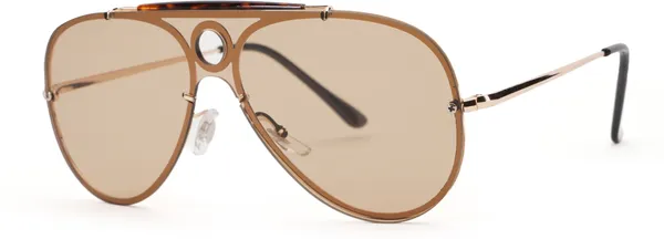 Golden_Metal_Oval_Sunglass_For_Men_&_Women