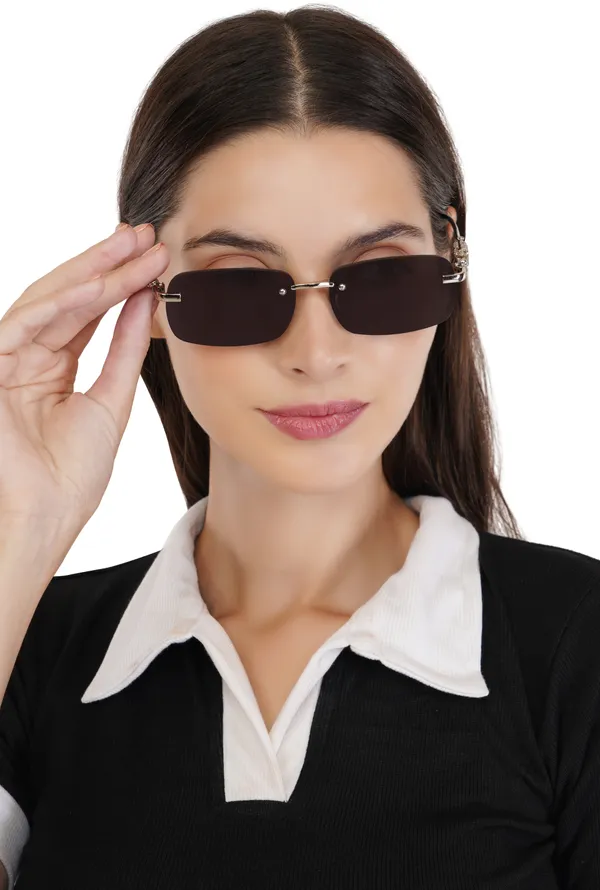 Black_Stainless_Steel_Rectangular_Sunglass_For_Women