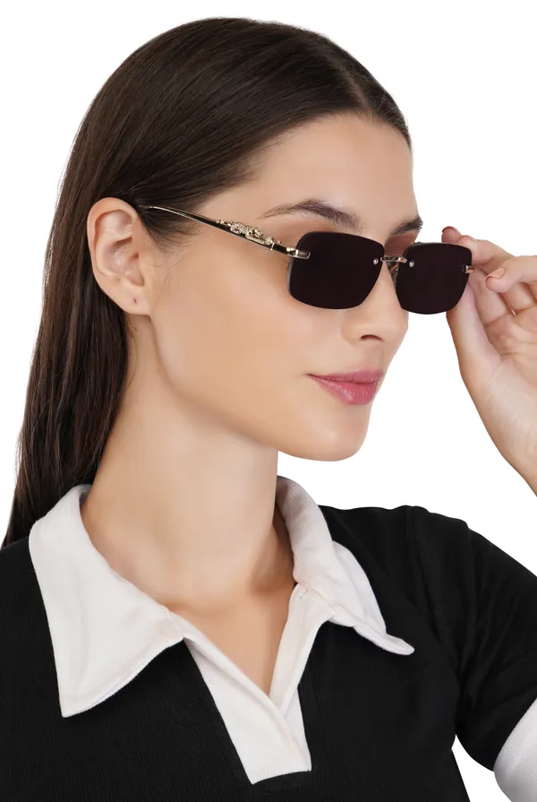 Black_Stainless_Steel_Rectangular_Sunglass_For_Women