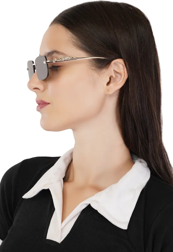 Black_Stainless_Steel_Rectangular_Sunglass_For_Women