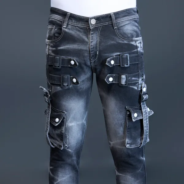 Black_Cotton_Blend_Slim_Fit_Jeans_For_Men_With_Diagonal_Pocket