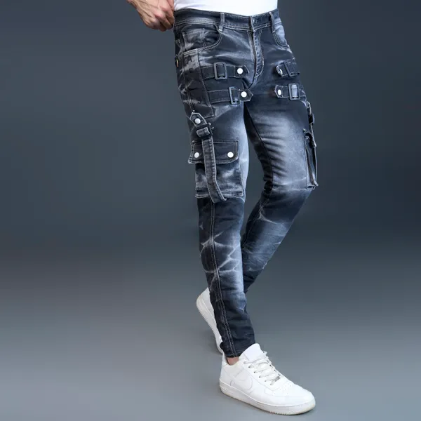 Black_Cotton_Blend_Slim_Fit_Jeans_For_Men_With_Diagonal_Pocket
