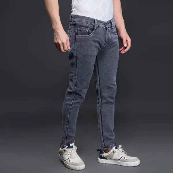 Grey_Cotton_Blend_Slim_Fit_Jeans_For_Men_With_Diagonal_Pocket