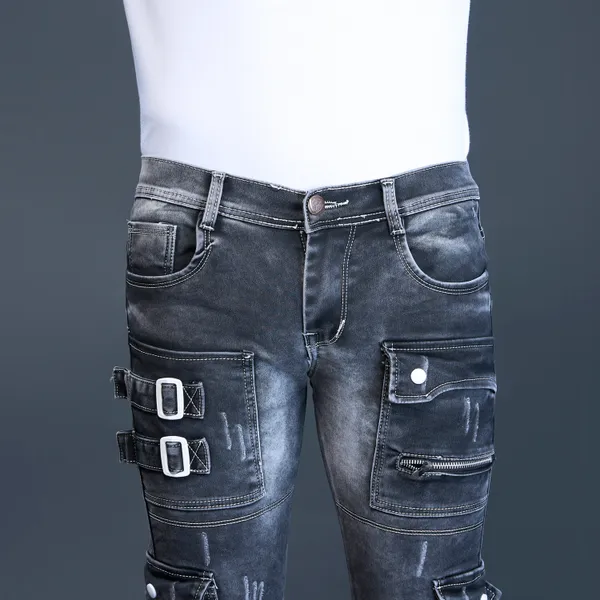 Black_Cotton_Blend_Slim_Fit_Jeans_For_Men_With_Diagonal_Pocket