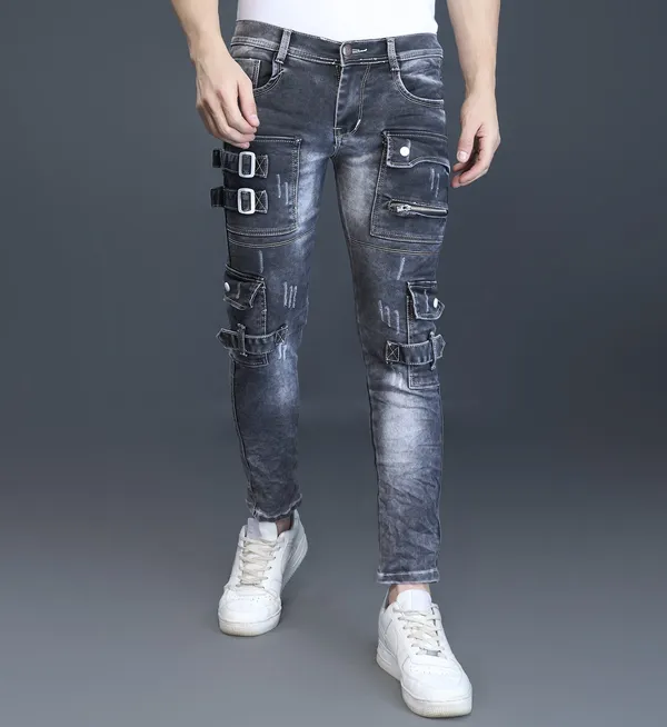 Black_Cotton_Blend_Slim_Fit_Jeans_For_Men_With_Diagonal_Pocket