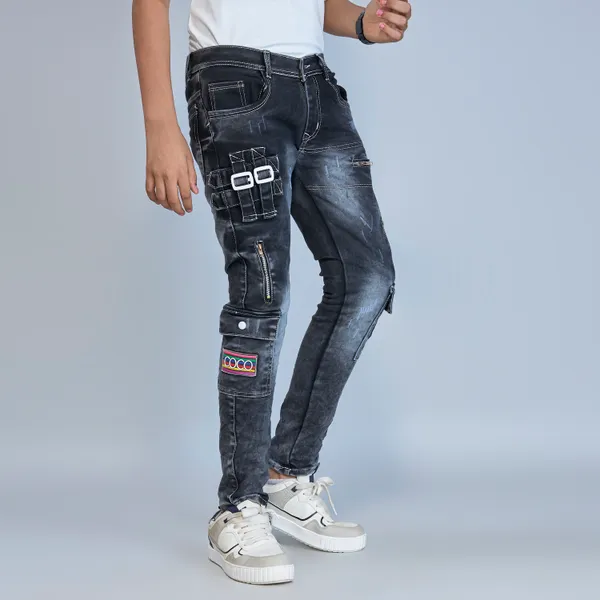 Black_Cotton_Blend_Slim_Fit_Jeans_For_Men_With_Diagonal_Pocket