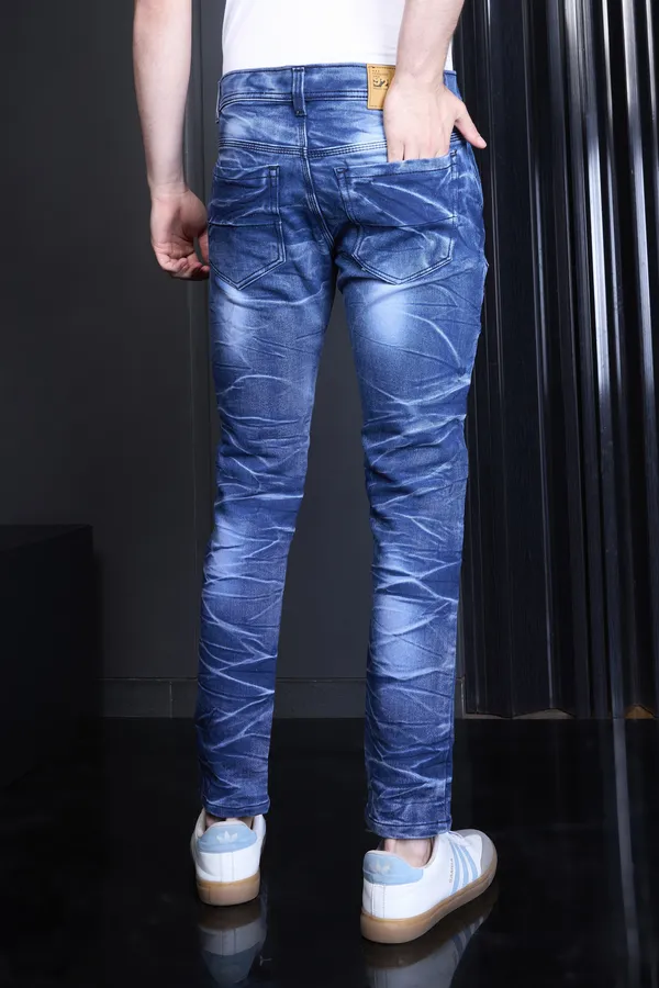Light_Blue_Cotton_Blend_Slim_Fit_Jeans_For_Men_With_Diagonal_Pocket