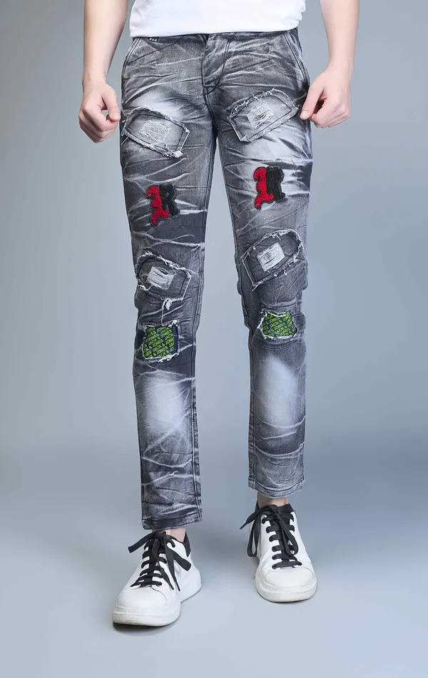 Black_Cotton_Blend_Slim_Fit_Jeans_For_Men_With_Diagonal_Pocket