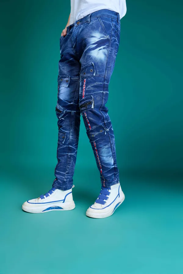Dark_Blue_Cotton_Blend_Slim_Fit_Jeans_For_Men_With_Diagonal_Pocket