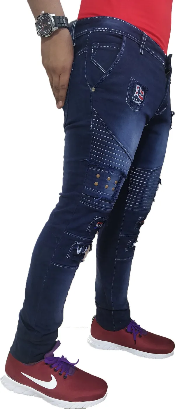 Dark_Blue_Cotton_Blend_Slim_Fit_Jeans_For_Men_With_Diagonal_Pocket