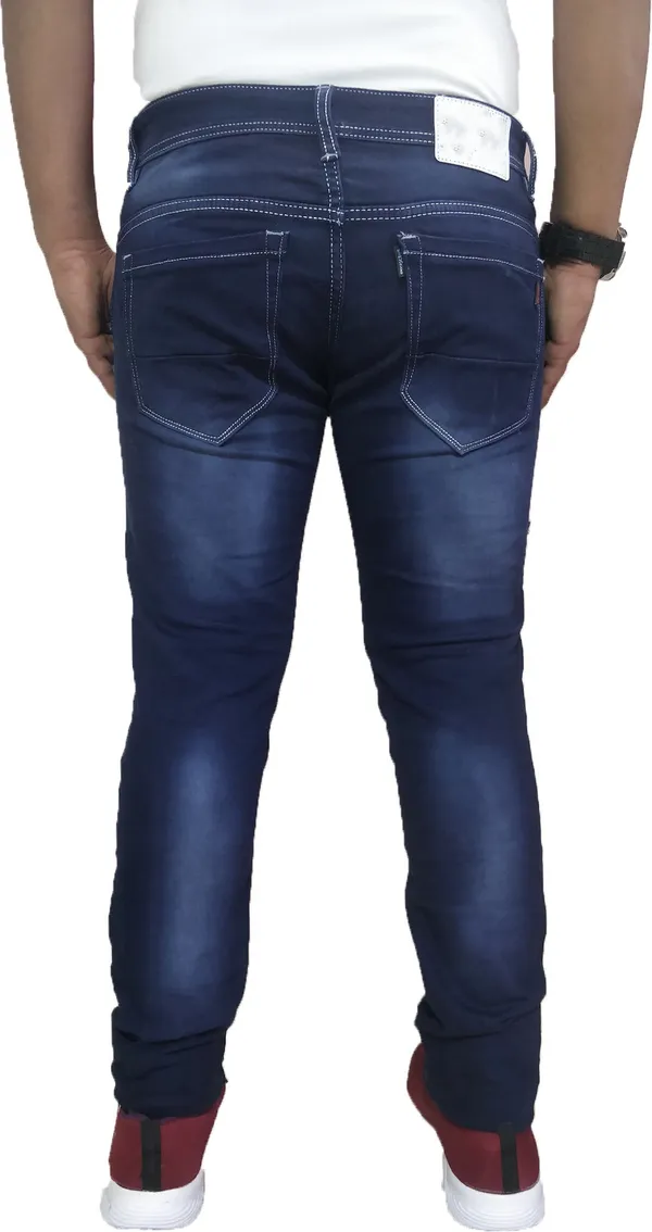 Dark_Blue_Cotton_Blend_Slim_Fit_Jeans_For_Men_With_Diagonal_Pocket