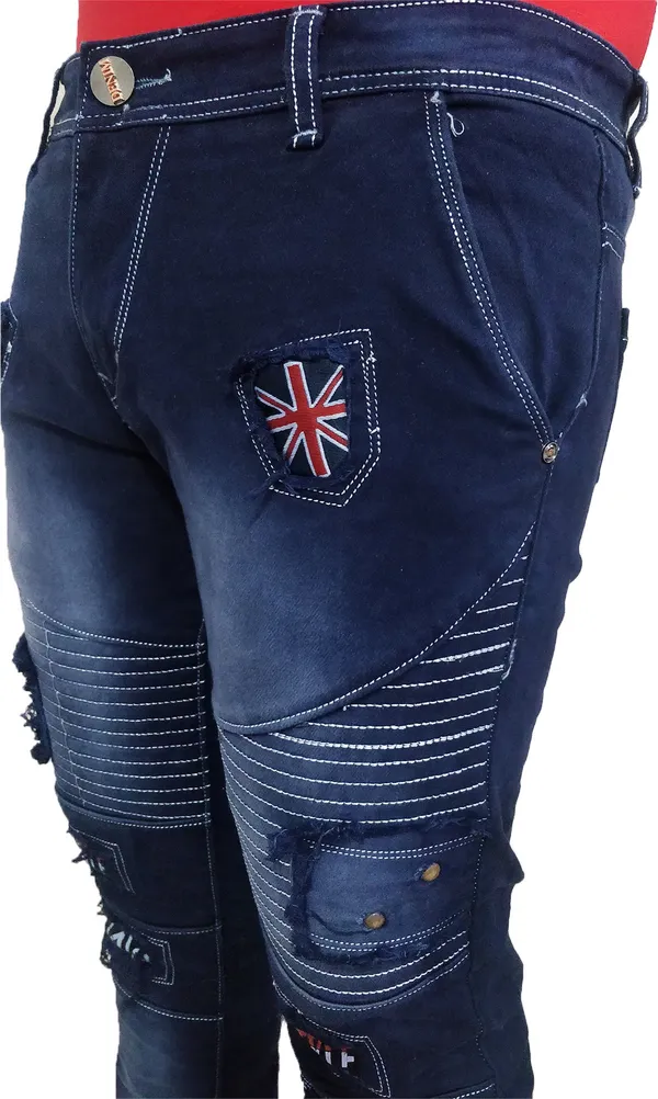 Dark_Blue_Cotton_Blend_Slim_Fit_Jeans_For_Men_With_Diagonal_Pocket