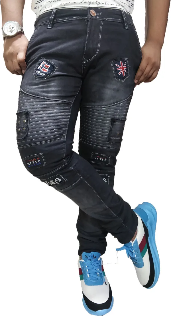 Black_Cotton_Blend_Slim_Fit_Jeans_For_Men_With_Diagonal_Pocket