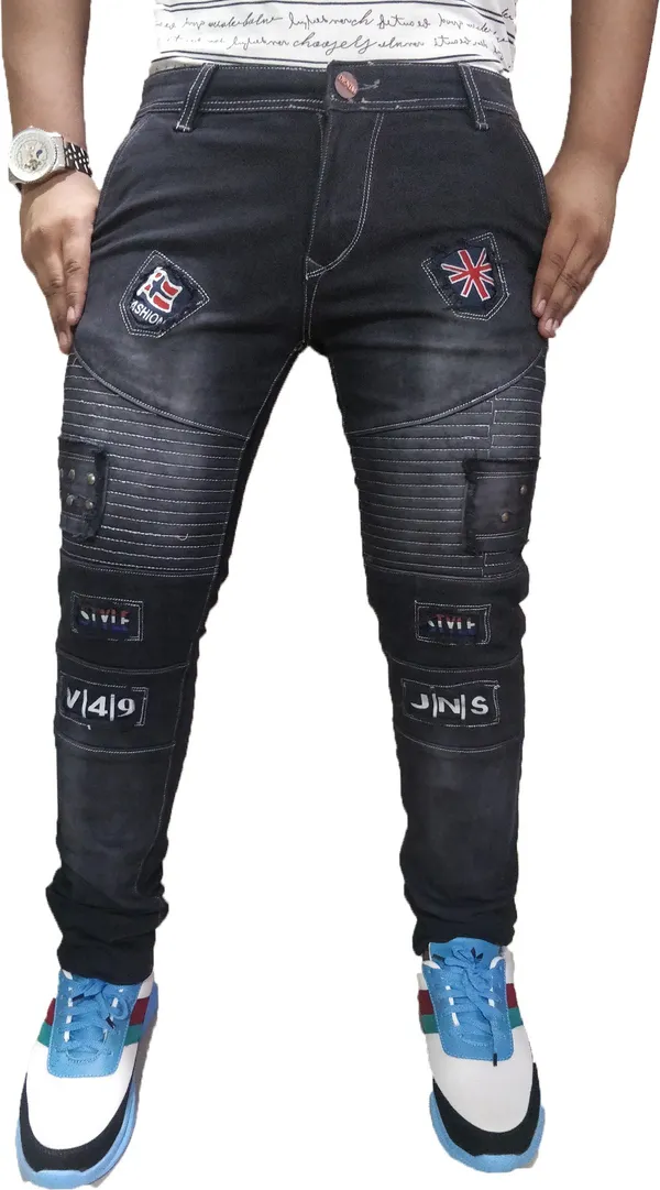 Black_Cotton_Blend_Slim_Fit_Jeans_For_Men_With_Diagonal_Pocket