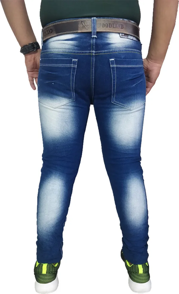Dark_Blue_Cotton_Blend_Slim_Fit_Jeans_For_Men_With_Diagonal_Pocket