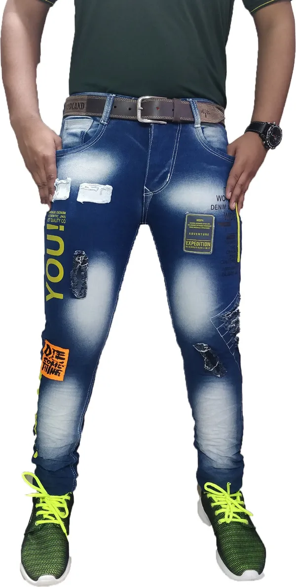 Dark_Blue_Cotton_Blend_Slim_Fit_Jeans_For_Men_With_Diagonal_Pocket