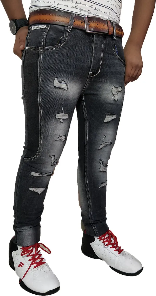 Black_Cotton_Blend_Slim_Fit_Jeans_For_Men_With_Diagonal_Pocket