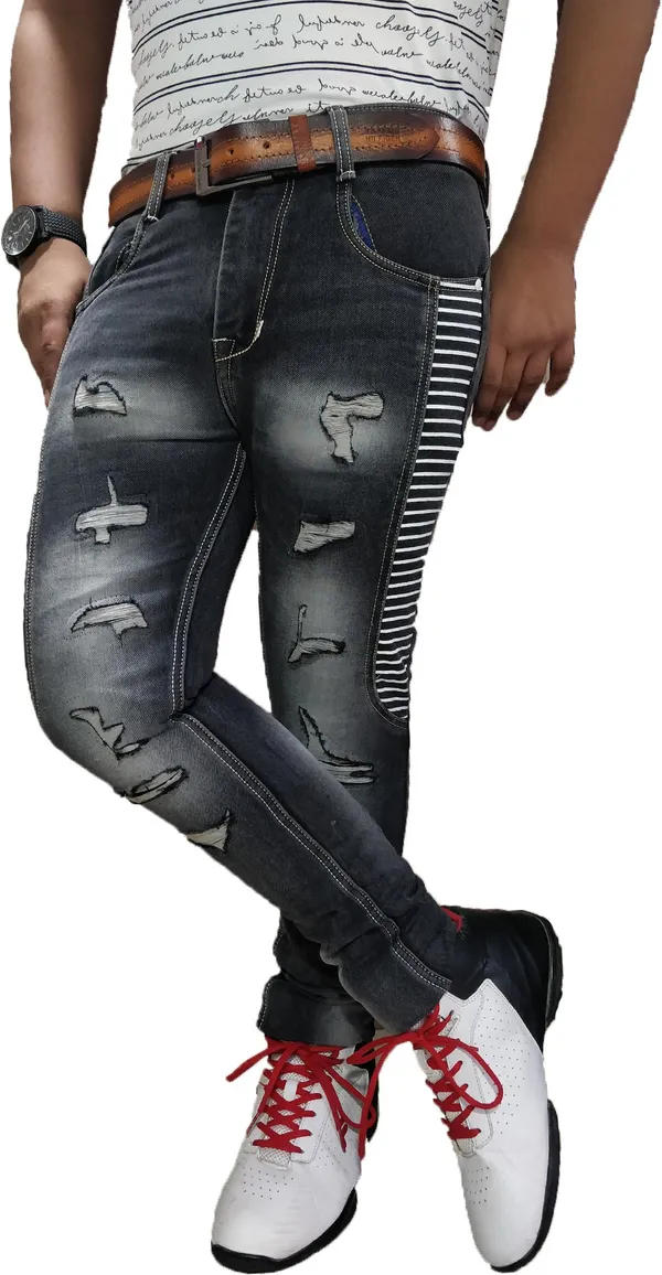 Black_Cotton_Blend_Slim_Fit_Jeans_For_Men_With_Diagonal_Pocket