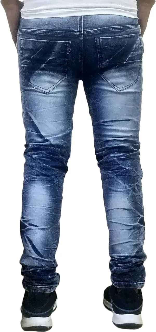 Dark_Blue_Denim_Blend_Slim_Fit_Jeans_For_Men_With_Diagonal_Pocket