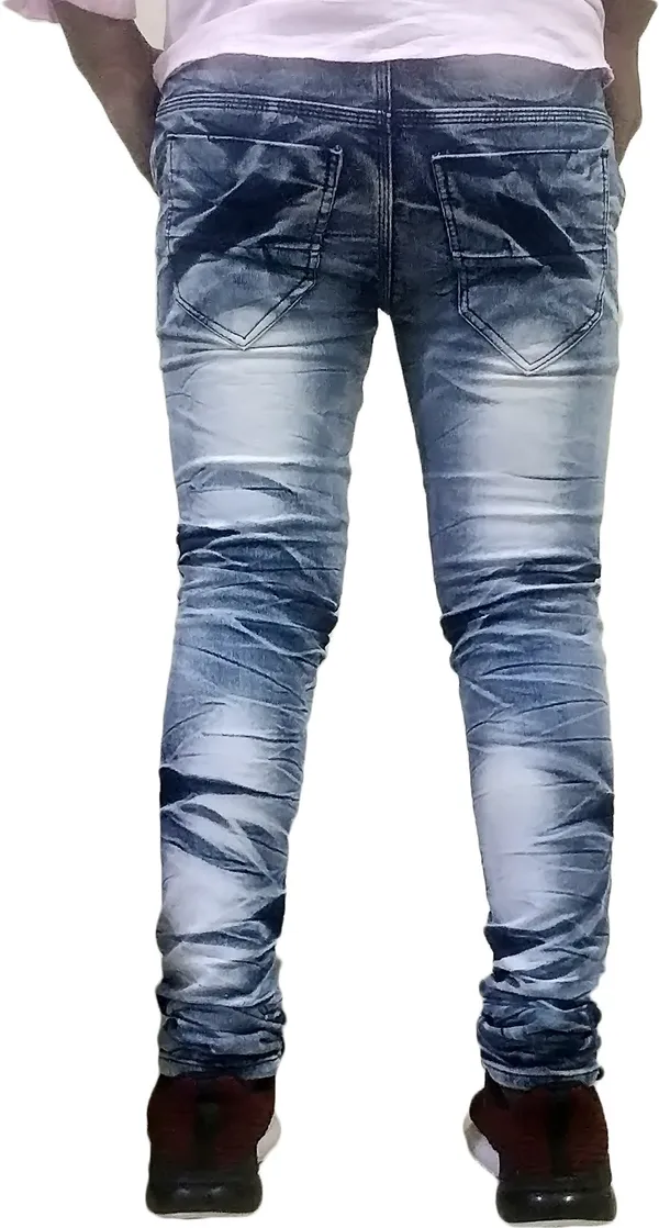 Light_Blue_Cotton_Blend_Slim_Fit_Jeans_For_Men_With_Diagonal_Pocket
