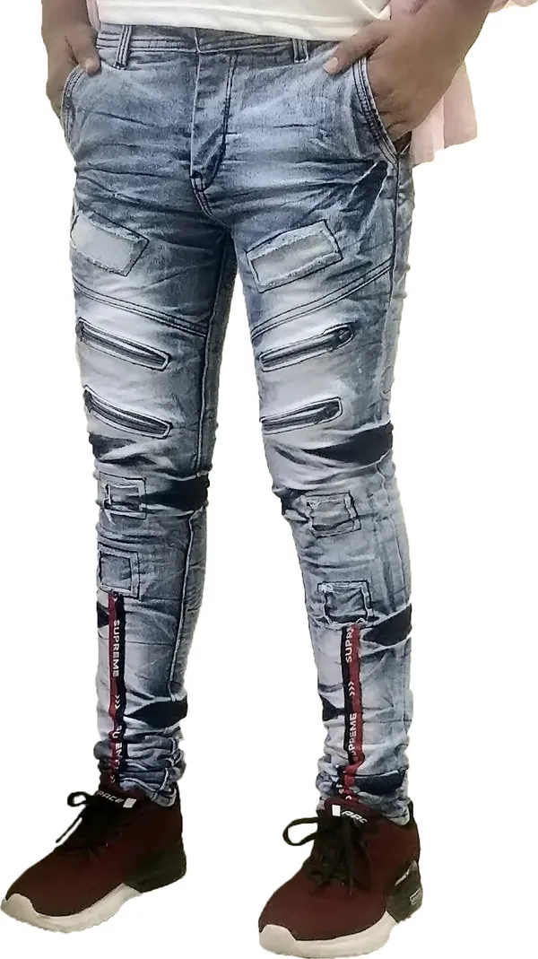 Light_Blue_Cotton_Blend_Slim_Fit_Jeans_For_Men_With_Diagonal_Pocket