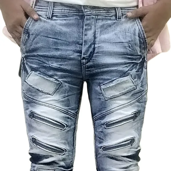 Light_Blue_Cotton_Blend_Slim_Fit_Jeans_For_Men_With_Diagonal_Pocket