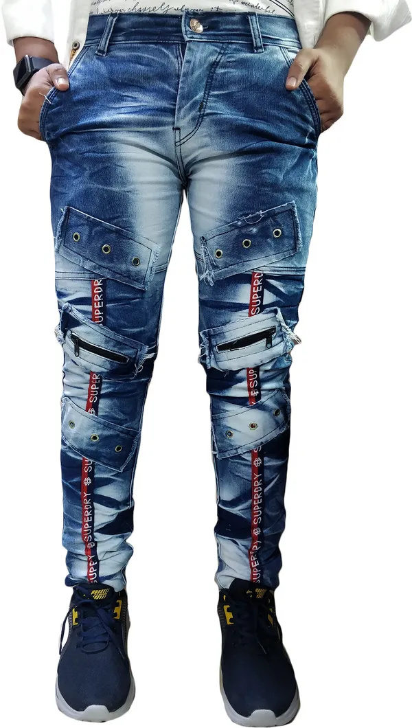 Dark_Blue_Cotton_Blend_Slim_Fit_Jeans_For_Men_With_Diagonal_Pocket