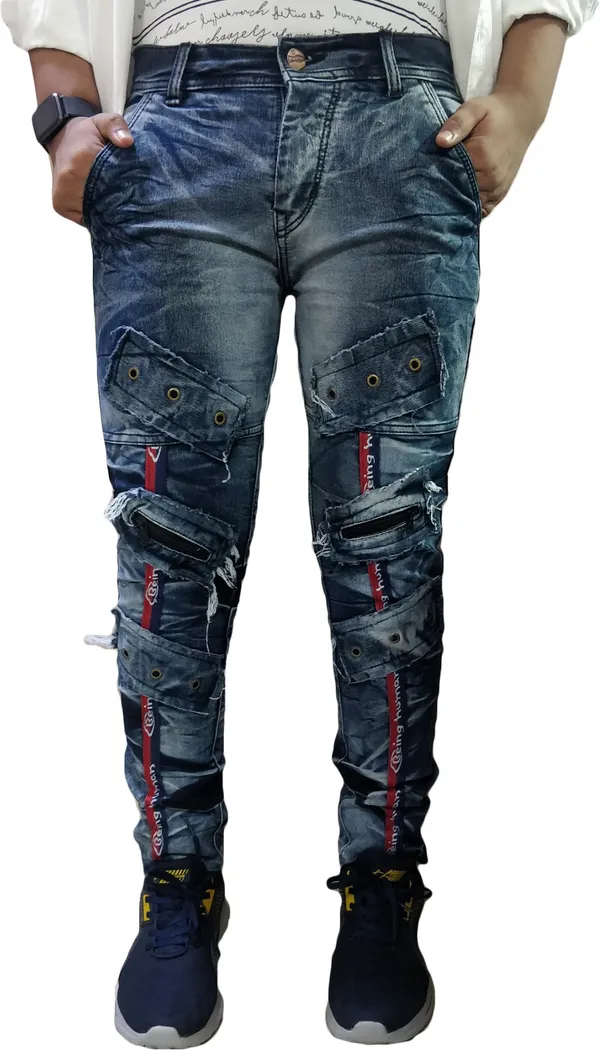Black_Cotton_Blend_Slim_Fit_Jeans_For_Men_With_Diagonal_Pocket