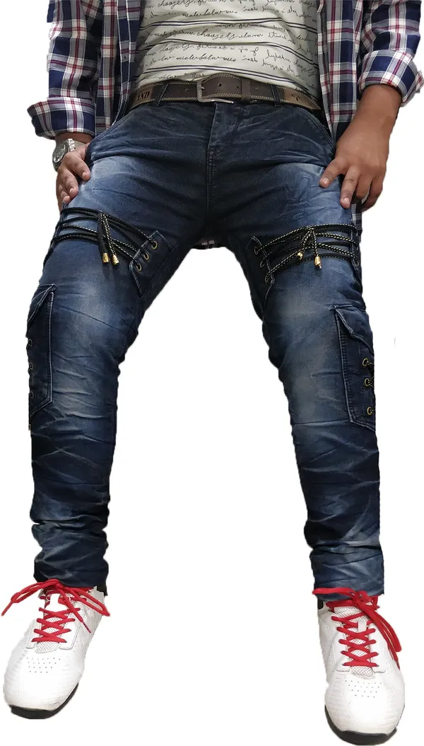 Black_Cotton_Blend_Slim_Fit_Jeans_For_Men_With_Diagonal_Pocket