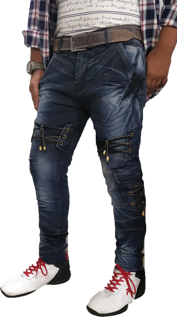 Black_Cotton_Blend_Slim_Fit_Jeans_For_Men_With_Diagonal_Pocket