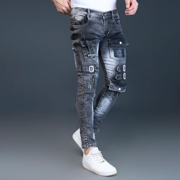 Grey_Cotton_Blend_Slim_Fit_Jeans_For_Men_With_Diagonal_Pocket