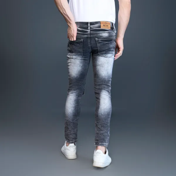 Grey_Cotton_Blend_Slim_Fit_Jeans_For_Men_With_Diagonal_Pocket