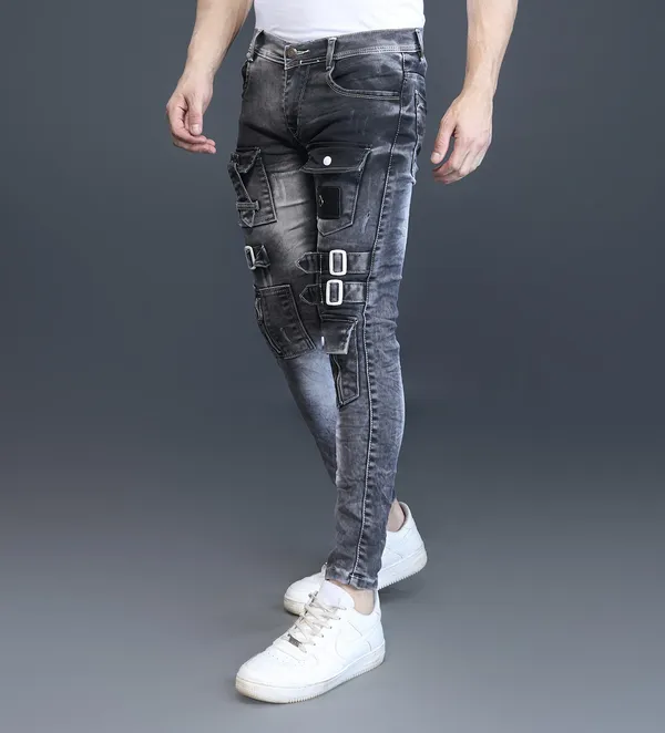 Grey_Cotton_Blend_Slim_Fit_Jeans_For_Men_With_Diagonal_Pocket