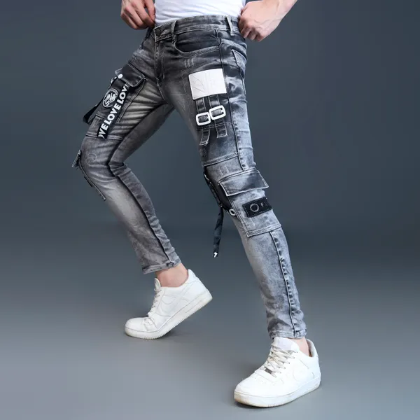 Grey_Cotton_Blend_Slim_Fit_Jeans_For_Men_With_Diagonal_Pocket