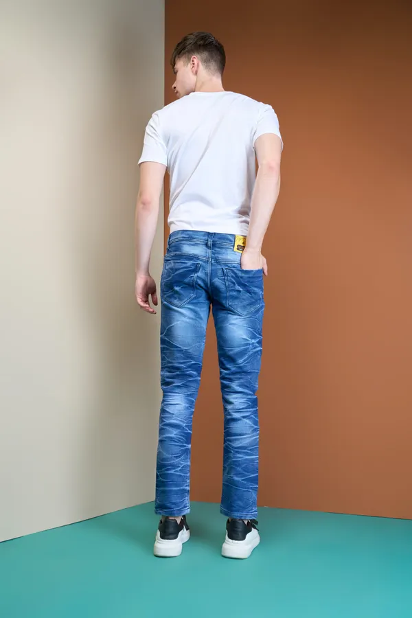 Dark_Blue_Cotton_Blend_Slim_Fit_Jeans_For_Men_With_Diagonal_Pocket